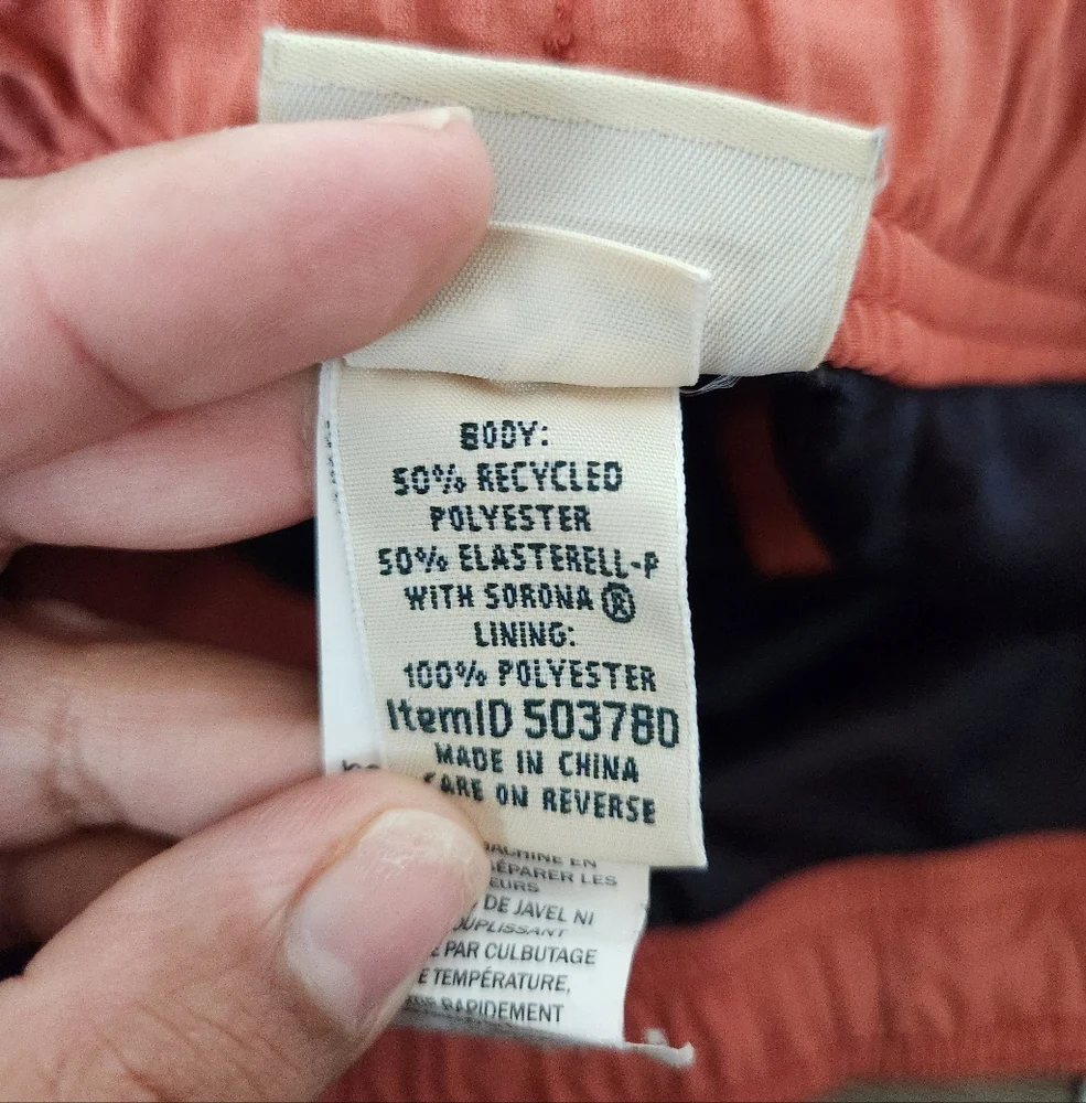 LL Bean Swim Trucks Mens Medium Burnt Orange Lined Vacation Summer Pool - Picture 10 of 13